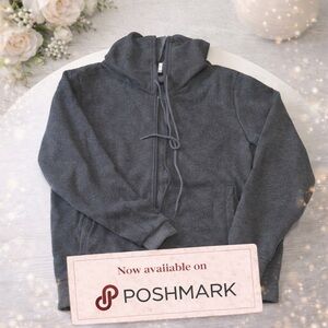 Cozy Dark Gray Zip-Up Hoodie